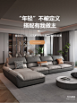 科技布沙发现代简约小户型客厅家具意式北欧风乳胶布艺沙发-tmall.com天猫