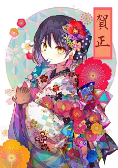 每日排行速报：第35位，来自画师 カズ 的 2019。大图请戳 O网页链接 ​​​​