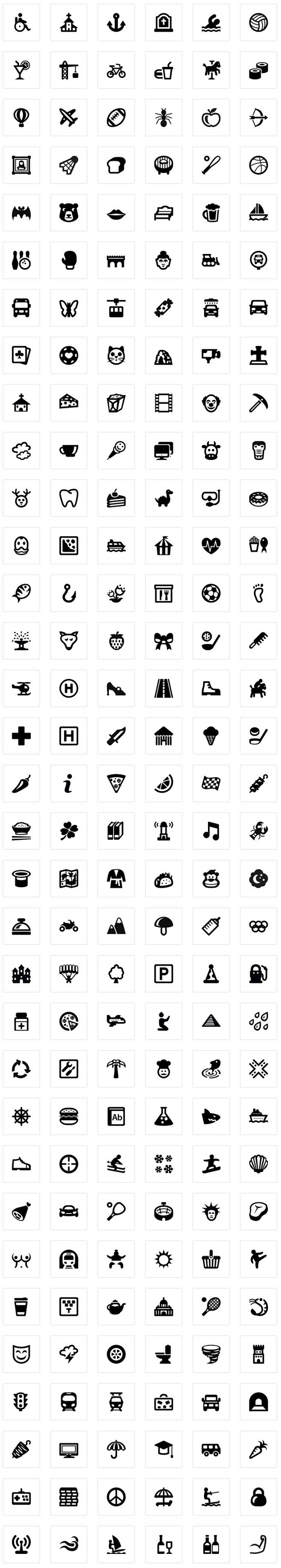 MAP ICONS FOR GOOGLE...