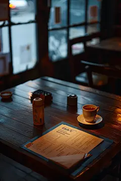 创意酒店菜单菜谱宣传单摄影图片