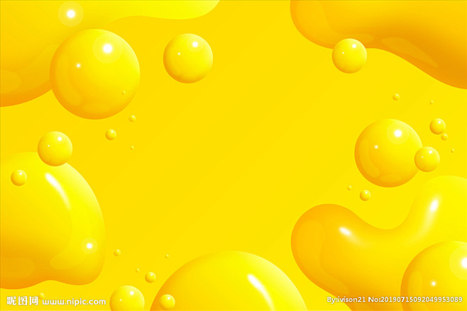 黄色背景