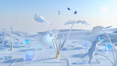 绕-采集到C4D超现实渲染