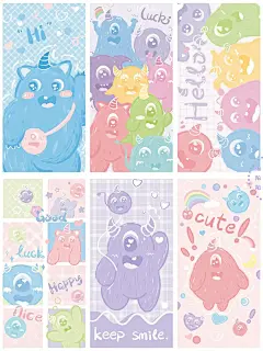 原创小怪兽壁纸 手机壳