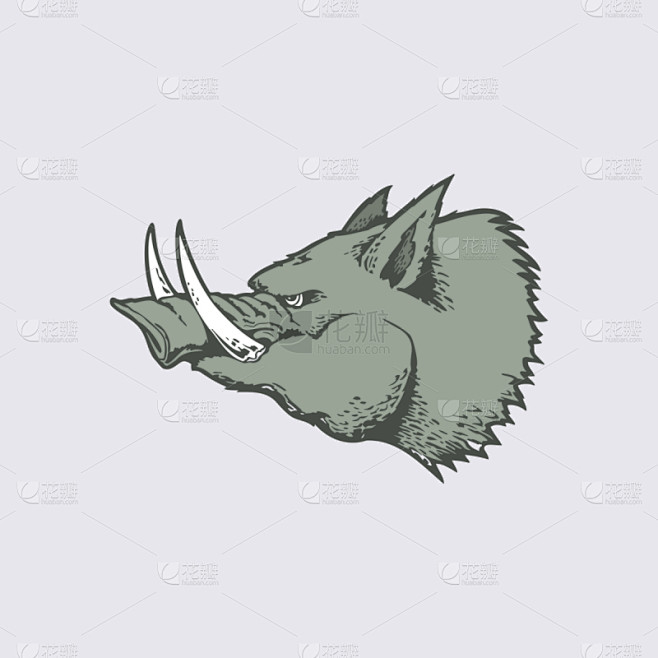 生气,猪,吉祥物,野外动物,动画片,动物...