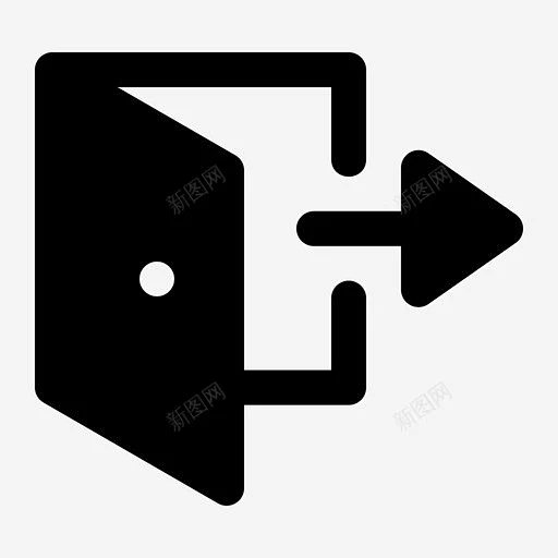 退出门离开 UI图标 设计图片 免费下载 页面网页 平面电商 创意素材-花瓣网