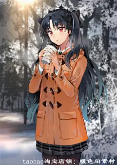 FGO/Fate伊斯塔凛艾蕾弓凛枪凛同人图集原画插画壁纸美术图片素材-淘宝网