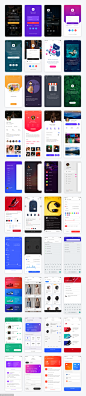 多用途app ui电商素材包 .xd素材下载