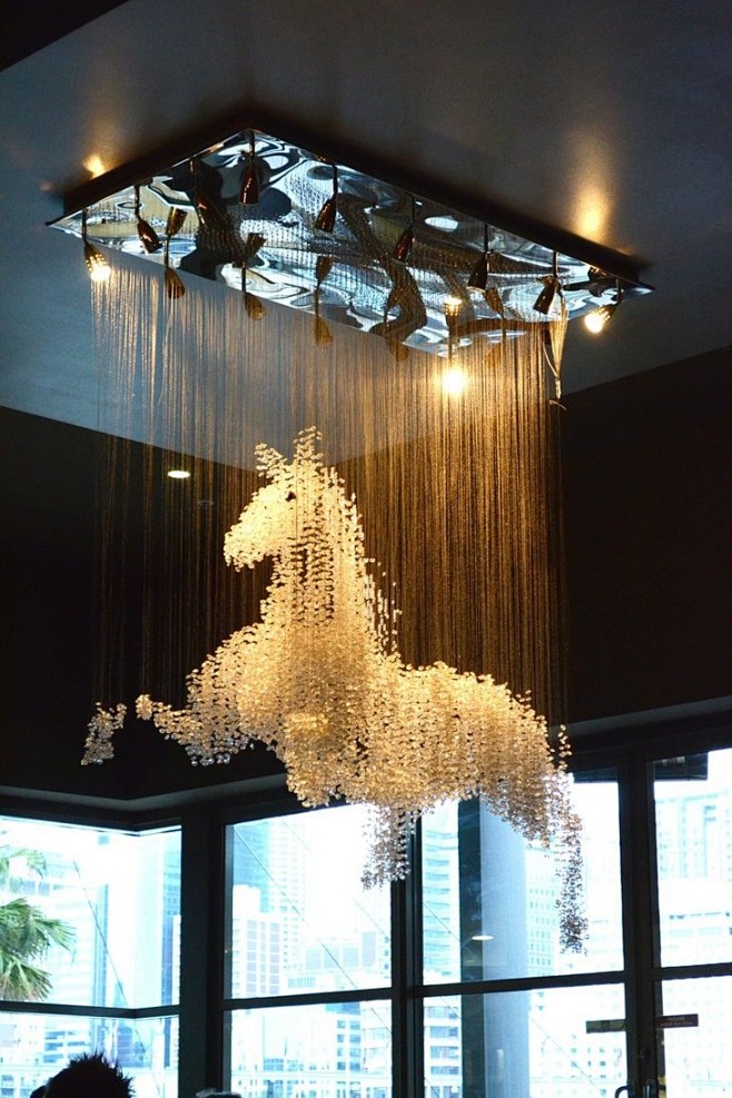 Horse Chandelier 