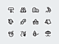 Travel for Windows 10 tent coliseum tourist sights beach camping travel windows icons line icons icons icon