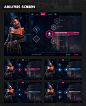 Ubisoft Toronto NEXT 2019 - UI Design, Reid Armansin : Fictional console game UI I created as a personal project. Based on the challenge brief from Ubisoft Toronto NEXT 2019.

Thank you to Ann Grin for allowing me to use the great character render!
https: