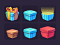 LingoLand Boxes holiday parcel ribbon tape casual app casual game match 3 match3 gift box gift box design icon game illustration