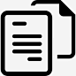 复制档案图标 https://88ICON.com 界面 文件 档案 文本文件 文本行