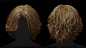 Male Curly Hairs (Realtime/Game-Ready)