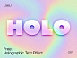 Holographic Text Effect by Pixelbuddha on DribbbleDribbble: the community for graphic designDribbble: the community for graphic designDribbble: the community for graphic designTwitter iconFacebook iconPinterest icon