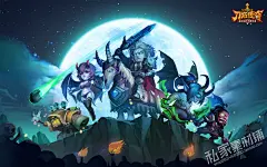 卡通美宣首页竖版插画横版插画欧卡插画迪士尼风格loading页加载界面 (418)
