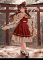 转抽 抽一位幸运的同学送出@森森仙 家的灵梦同款巫女服 ​ O抽奖详情 ​​​​