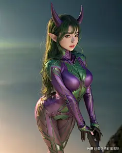 漫威的AI宇宙：美女Cosplay绿魔完美身材展现漫威反派的邪恶魅力-今日头条