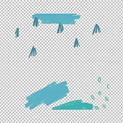 彩色手绘孟菲斯背景