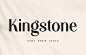 Kingstone Sans Font 英文字体下载