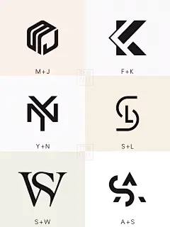 24个字母组合logo设计