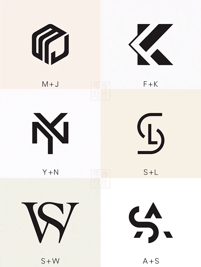 24个字母组合logo设计