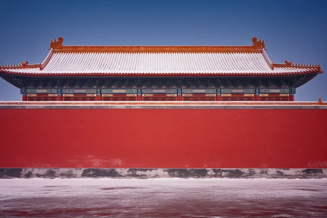 古建筑皇家园林北京故宫红墙摄影图图片_美景 风景图片素材-花瓣网