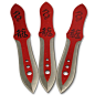 Red Dragon Throwing Knife Set 