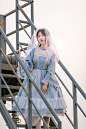 【海的女儿op】withpuji原创设计 lolita洋装 钟型裙摆 不规则纱-淘宝网