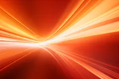 红色未来科技企业抽象光线背景图