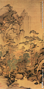 山水画 中国风 中国水墨画 水墨画 古画 古代山水画 中国元素 画国画 文化艺术 绘画书法 学国画 国画 中国画 山水风景 巨幅山水画 高清山水画 国画山水画 山水画工笔 山水画素材