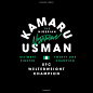 Photo shared by Brandon Nickerson on September 16, 2020 tagging @willharrisproductions, @usman84kg, @logoinspirations, @typetopia, @logos.ai, @logonew, @logodesignersclub, and @logooverdose. 图片中可能有：上面的文字是“KAMARU USMAN KAMARU Nighman THE NIGERIAN USMAN ULT
