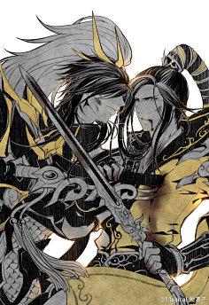 书魅影】耽美手绘插画随ta吧采集到【动漫】耽美采集#剑三##双策##古