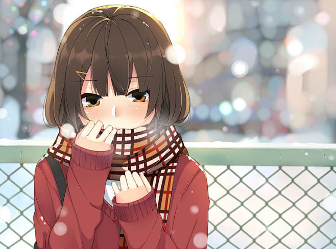 害羞的样子真令人心动….脸红的少女特辑 .