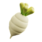 Turnip 3D Icon