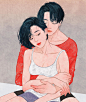 Intimate Korean Illustrations by Zipcy