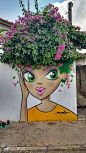 Street art por Melancia, en Brasil: 