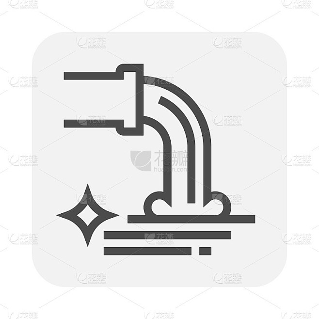 废水图标
