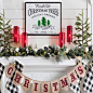 Amazon.com : 8Pcs Large Christmas Stencils-12x12 Inches Reusable Merry Christmas Stencils Including Candy Cane/Christmas Tree/Gingerbread/Reindeer/Jingle All The Way, Make Your Own Farmhouse Christmas Wood Signs : Arts, Crafts & Sewing