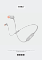 JBL Bluetooth headphones T110BT : JBL - T110BT / Wireless in-ear headphones 