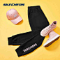 Skechers斯凯奇2020春夏女子针织螺纹束脚裤运动时尚长裤L220W180-tmall.com天猫