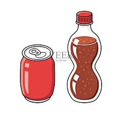 可乐饮料罐和瓶装图片-商业图片-正版原创图片下载购买-Veer图库