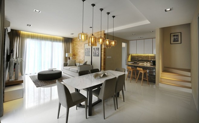 吉隆坡现代简约家居装修设计