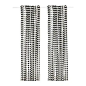 IKEA - KLARASTINA, Curtains, 1 pair, , This curtain provide privacy, while letting daylight through, and helps you feel connected with the world outside the window.The curtains can be used on a curtain rod or a curtain track.The heading tape makes it easy