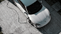 3dart 3dsmax automotive   CGI digitalart electric Porsche Taycan visualization Zaptec