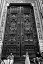 jeannemcright:  Portal from Italy by Jeanne McRight  Main portal of Basilica di Santa Maria del Fiore, the Florence Cathedral.