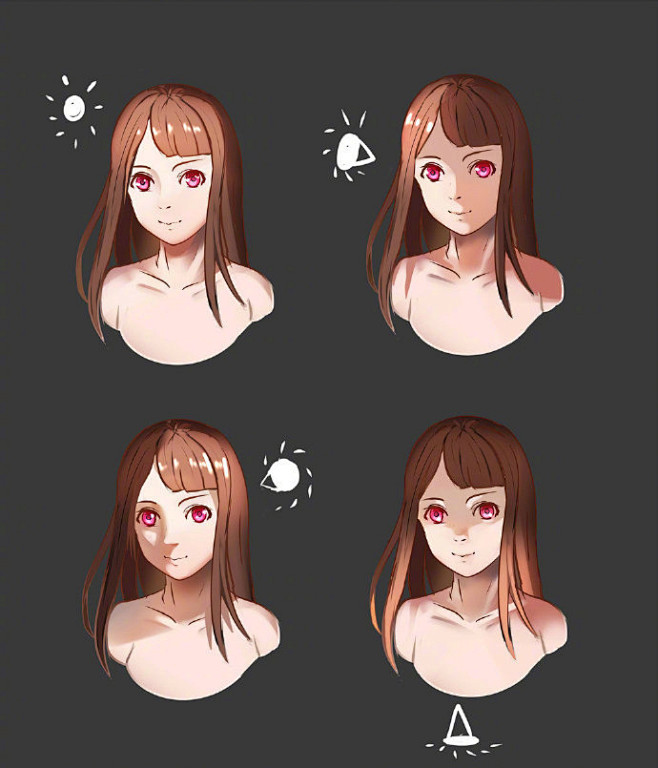#设计秀# 不同的光影表现形式，需理清光...