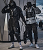 #绘画参考# techwear穿搭 ​​​​