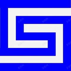 蓝色迷宫 创意素材