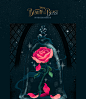 #LaBellaYLaBestia : Illustration project for the diffusion of the film of Disney the Beautiful and the beast // Ilustración para la difusión de la pelicula de Disney la Bella y la bestia 