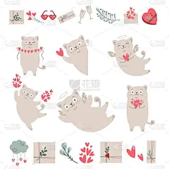 可爱的猫是天使